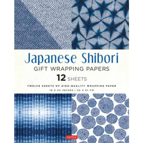 Japanese Shibori Gift Wrapping Papers - 12 Sheets (häftad, eng)