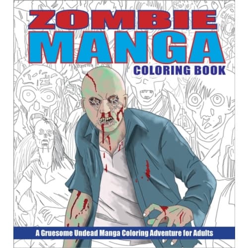 Zombie Manga Coloring Book (häftad, eng)