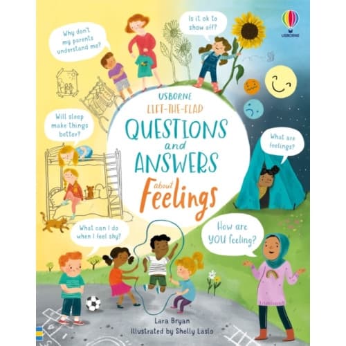 Lift-the-Flap Questions and Answers About Feelings (bok, board book, eng)