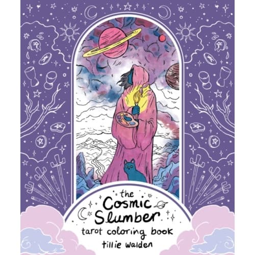 The Cosmic Slumber Tarot Coloring Book (häftad, eng)