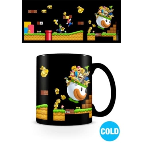 Super Mario (Gold Coin Rush) 11oz/315ml Heat Change Mug