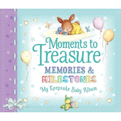 Moments to Treasure Keepsake Baby Album (inbunden, eng)
