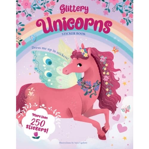 Glittery Unicorns: Sticker Book (häftad, eng)