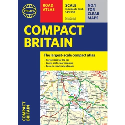 Philip's Compact Britain Road Atlas (häftad, eng)
