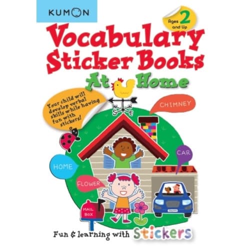 Kumon Vocabulary Sticker Books At Home (häftad, eng)