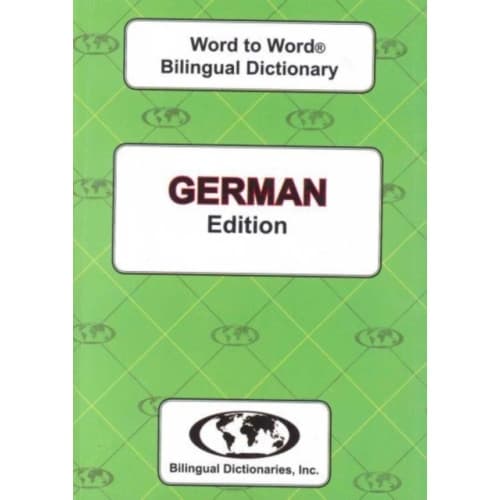 English-German & German-English Word-to-Word Dictionary (häftad, eng)