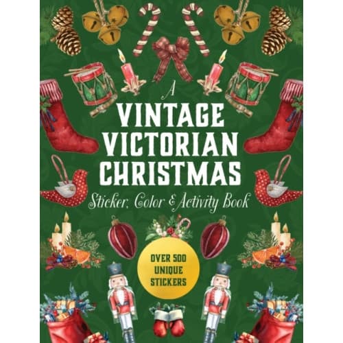 A Vintage Victorian Christmas Sticker, Color & Activity Book (inbunden, eng)