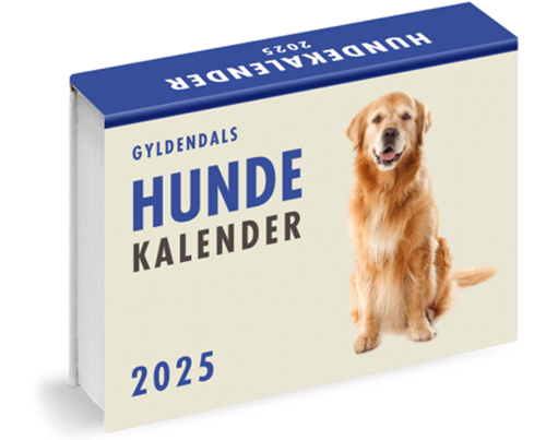 Hundekalender 2025 | Gyldendal | Språk: Danska