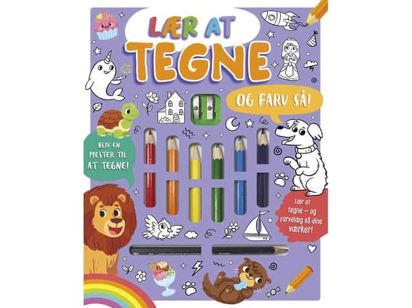 Lær at tegne - og farv så! | Språk: Danska