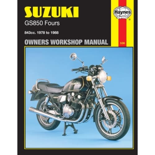 Suzuki GS850 Fours (78 - 88) Haynes Repair Manual (häftad, eng)