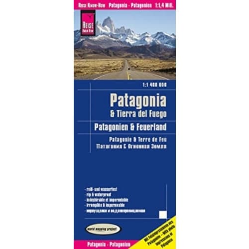 Patagonia & Tierra del Fuego (1:1,400,000)
