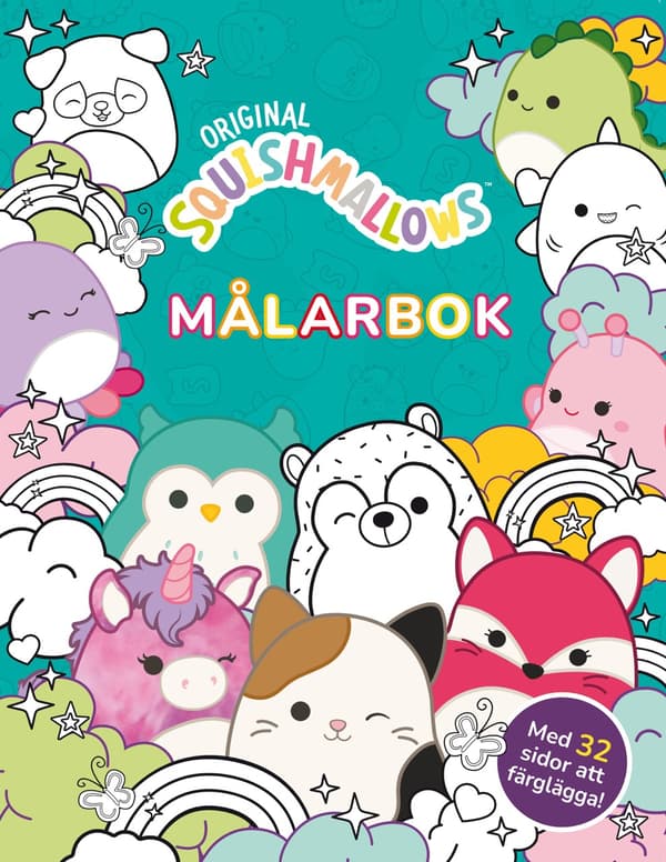 Squishmallows- Målarbok (Bok)
