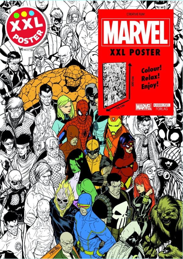 Marvel Xxl Poster (Bok)