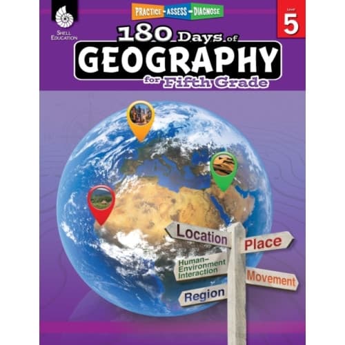 180 Days of Geography for Fifth Grade (häftad, eng)