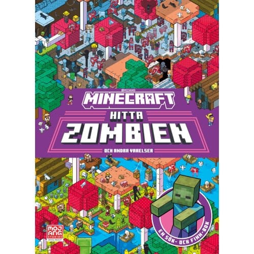 Minecraft. Hitta zombien och andra varelser - en sök och finn bok (inbunden)