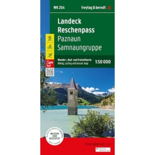 Landeck - Reschenpass Hiking, Cycling & Leisure Map
