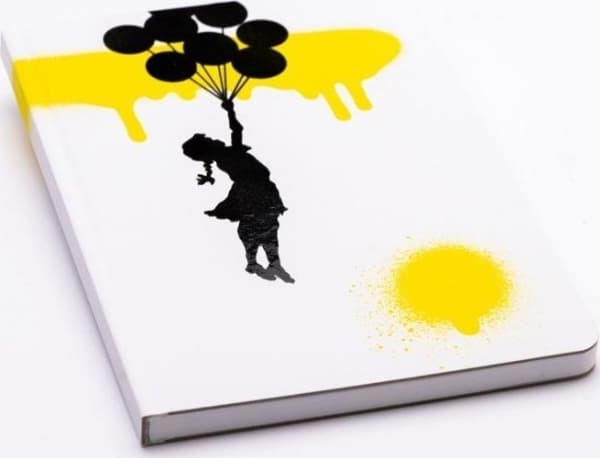 Pininfarina Segno Notes PININFARINA Banksy, 14x21 cm, 128 sider, ballong |