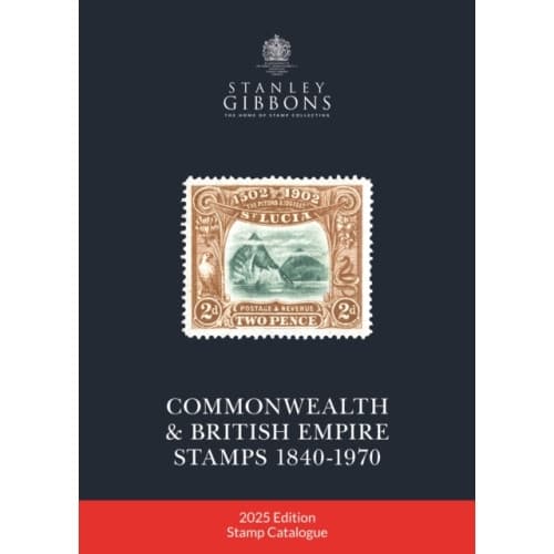 2025 COMMONWEALTH & EMPIRE STAMPS 1840-1970 (inbunden, eng)