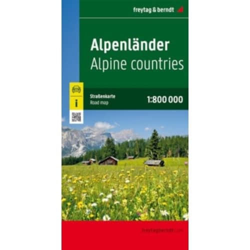 Alpine Countries Road and Leisure Map