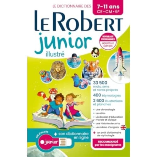 Le Robert Junior Illustre et son dictionnaire en ligne (inbunden, fre)