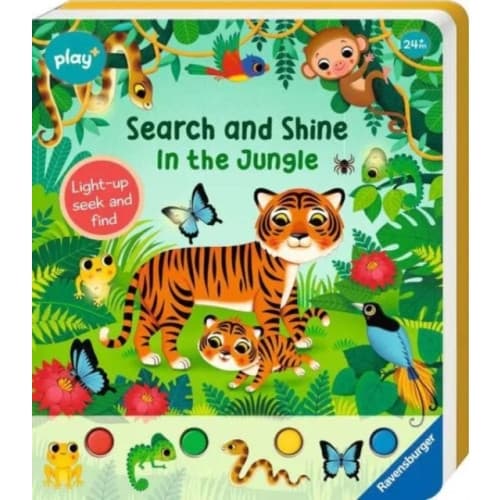 Ravensburger Play+ Infant & Toddler - Search and Shine In the Jungle (bok, board book, eng)