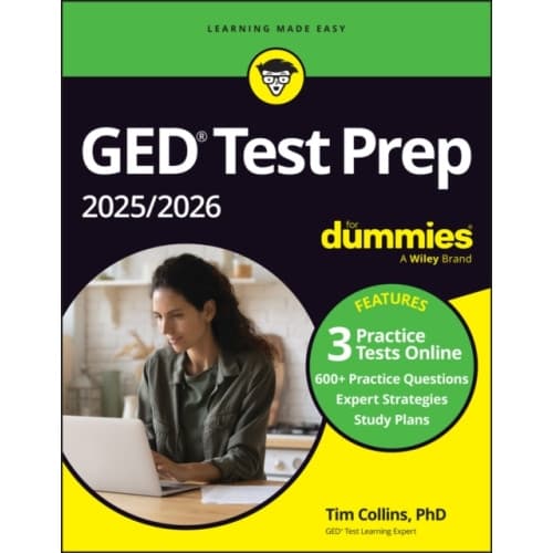 GED Test Prep 2025/2026 For Dummies (häftad, eng)