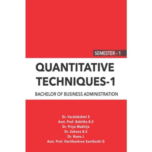 Quantitative Techniques - 1 (häftad, eng)