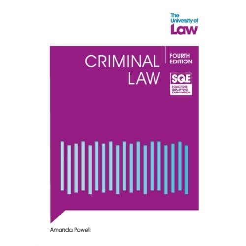 SQE - Criminal Law 4e (häftad, eng)