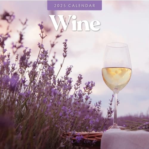 Wine 2025 Square Wall Calendar (häftad, eng)
