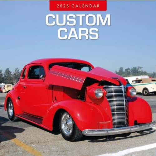 Custom Cars 2025 Square Wall Calendar (häftad, eng)