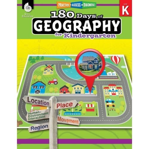 180 Days™: Geography for Kindergarten (häftad, eng)