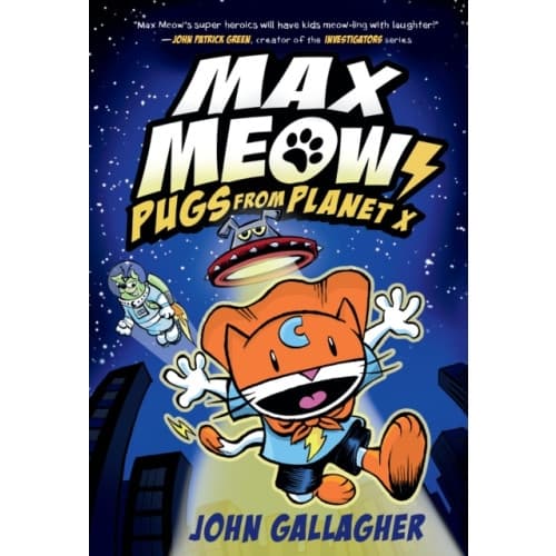 Max Meow Book 3: Pugs from Planet X (inbunden, eng)