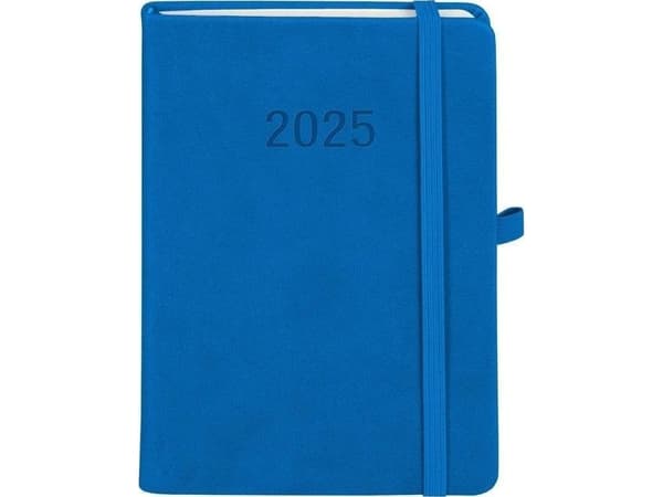 Kalender 2025 B6 Memofix TDW blå |