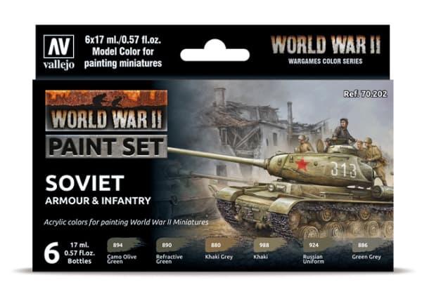 Vallejo 70.202, Assorterte farger, Acryl maling, 17 ml, 1 stykker |