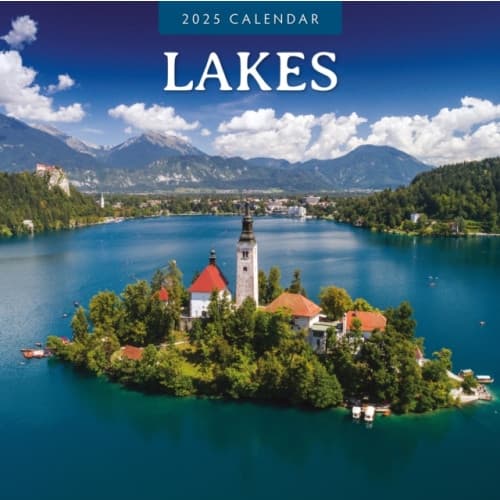 Lakes 2025 Square Wall Calendar (häftad, eng)