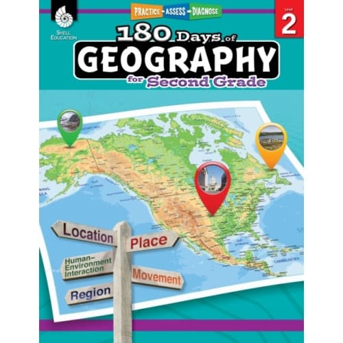 180 Days™: Geography for Second Grade (häftad, eng)
