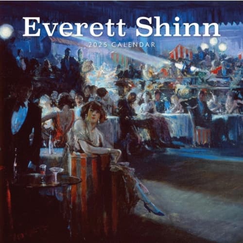 Everett Shinn 2025 Square Wall Calendar (häftad, eng)