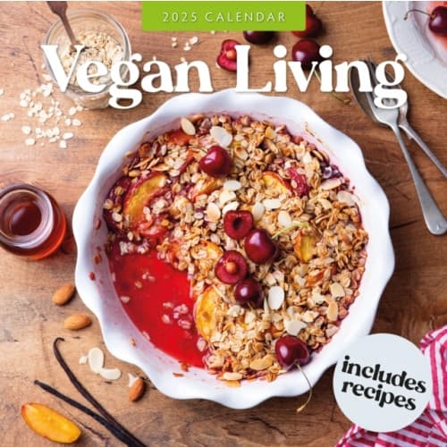 Vegan Living 2025 Square Wall Calendar (häftad, eng)