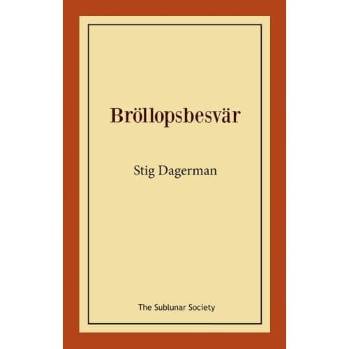Bröllopsbesvär (häftad)
