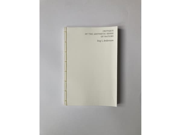 Critique of the Aesthetic Sense of Nature | Stig L Andersson | Språk: Danska