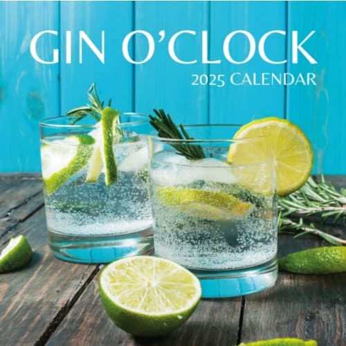 Gin O'Clock 2025 Square Wall Calendar (häftad, eng)