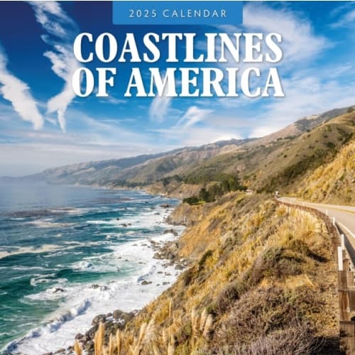 Coastlines of America 2025 Square Wall Calendar (häftad, eng)