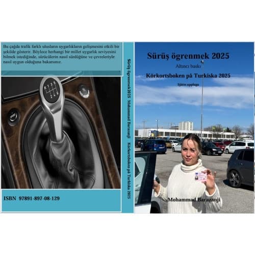 Körkortsboken på Turkiska 2025 (häftad, tur)