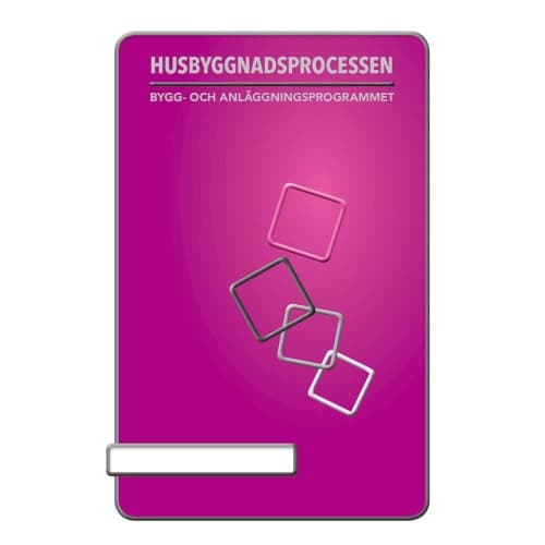 Husbyggnadsprocessen (bok, spiral)