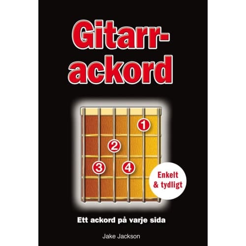 Gitarrackord : ett ackord på varje sida - enkel & tydlig (bok, spiral)