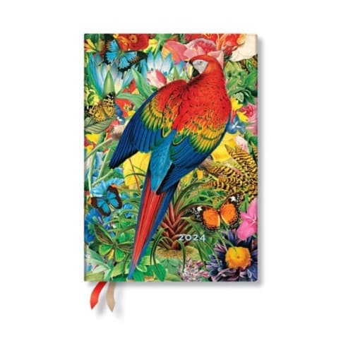 Tropical Garden (Nature Montages) Midi 12-month Dayplanner 2024 (inbunden, eng)
