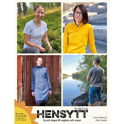 Hensytt för dig & mig : sy och skapa till ungdom och vuxen + mönsterark (inbunden)