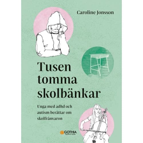 Tusen tomma skolbänkar : unga med adhd och autism berättar om skolfrånvaron (häftad)