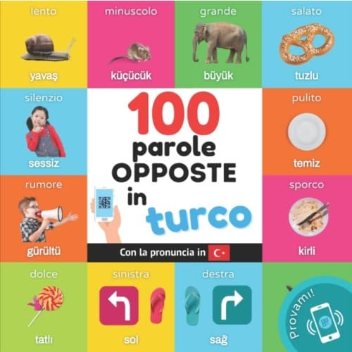100 parole opposte in turco (häftad, ita)