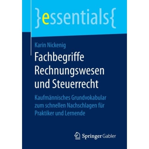 Fachbegriffe Rechnungswesen und Steuerrecht (häftad, ger)